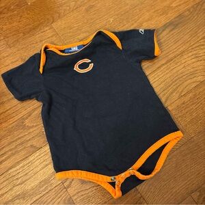 Reebok Navy and Orange Kids Bodysuit Chicago‎ bears one piece t-shirt blue bears